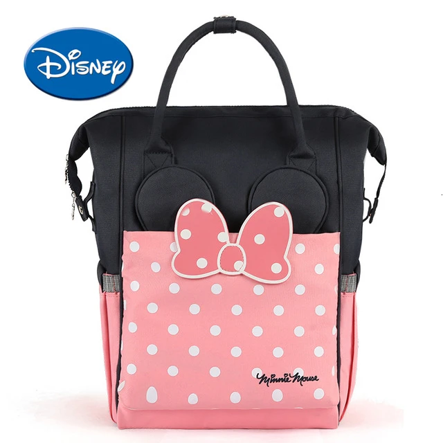 20105020 Сумка для подгузников disney, сумка для подгузников для мам, сумка для подгузников для мам, большая емкость, сумка для ухода за ребенком, сумка для кормления, модный рюкзак для путешествий для мам, Одежда для младенцев - Цвет: 20105020