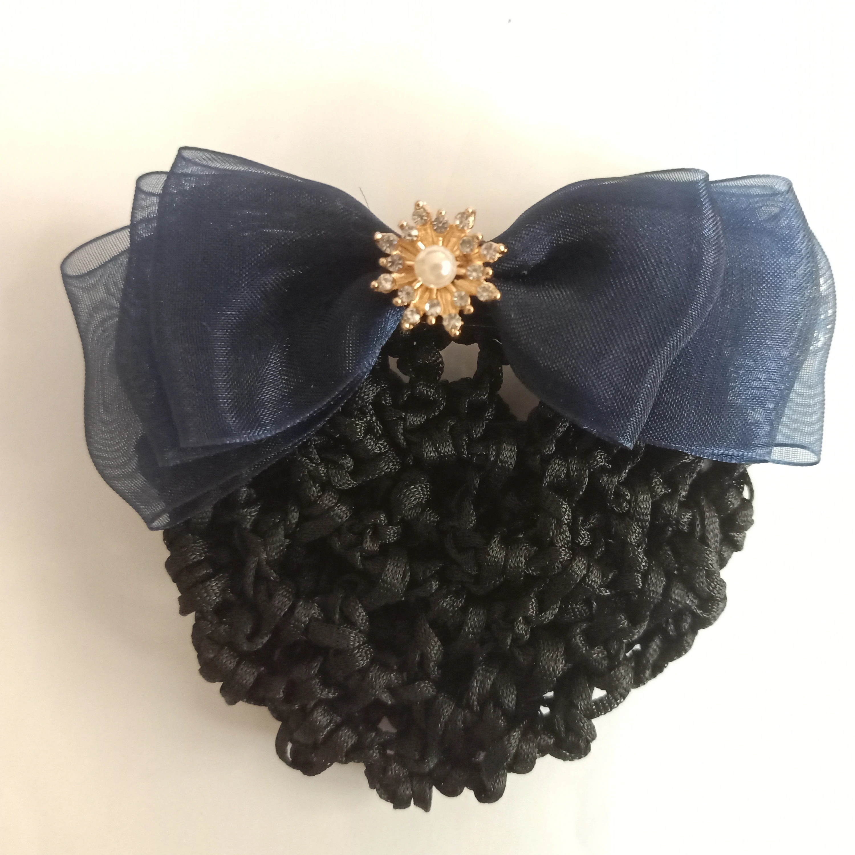 Модные атласные повязки для волос с бантом вязаные вязанные крючком сетчатые