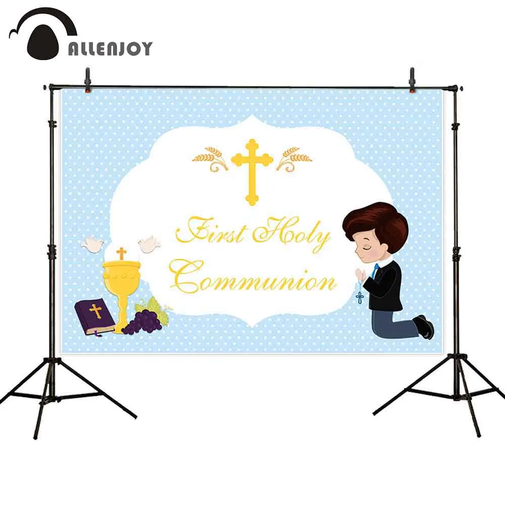 Allenjoy фото фон для Первого Святого Причастия украшения вечерние Фотофон