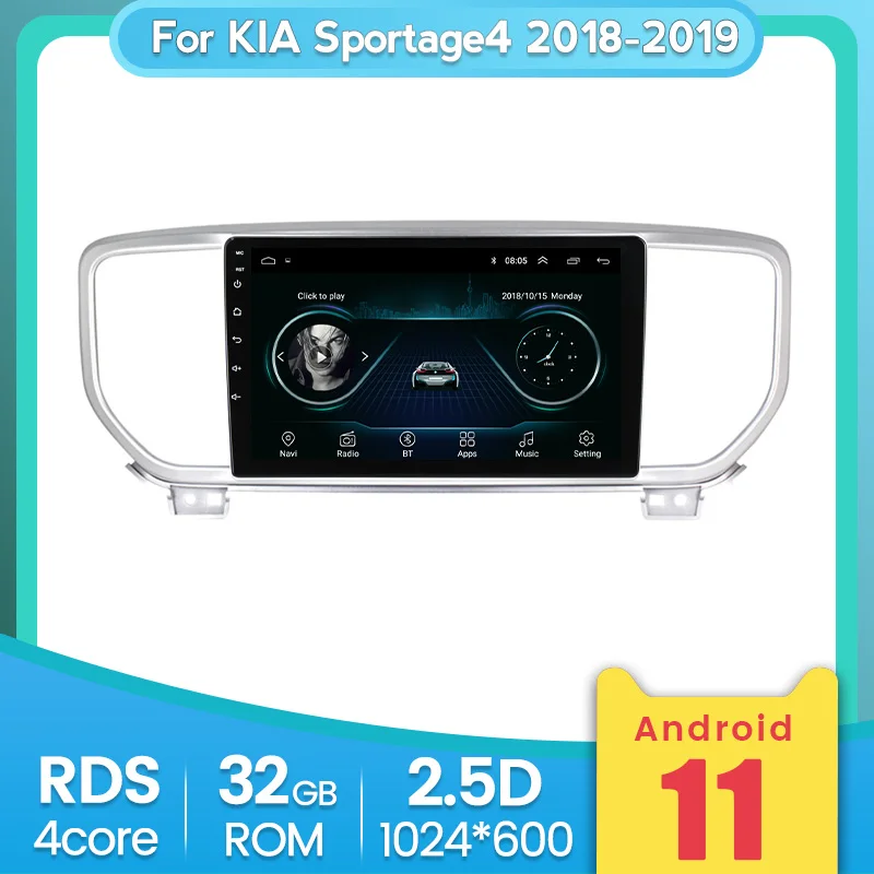 Автомобильный мультимедийный плеер для Kia Sportage мультимедийная система на Android с 4
