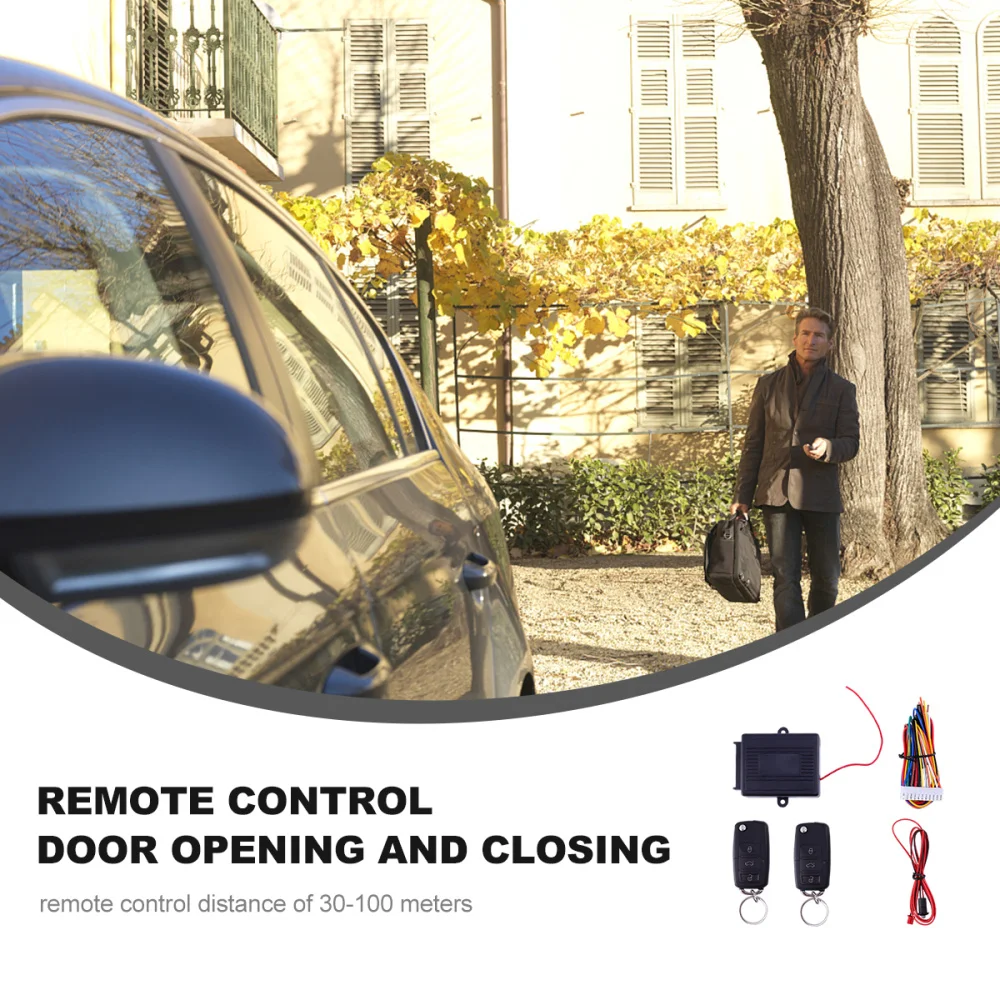 Противоугонная Автомобильная сигнализация с бесключевым входом Дистанционная