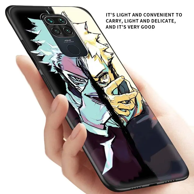 

Thin Cover for Redmi Note 9 9S 9 9A 9C 8T 8 7S 7 6 Pro 8 7 6 8A 7A 6A K20 Pro Phone Shockproof Case Jujutsu Kaisen Anime