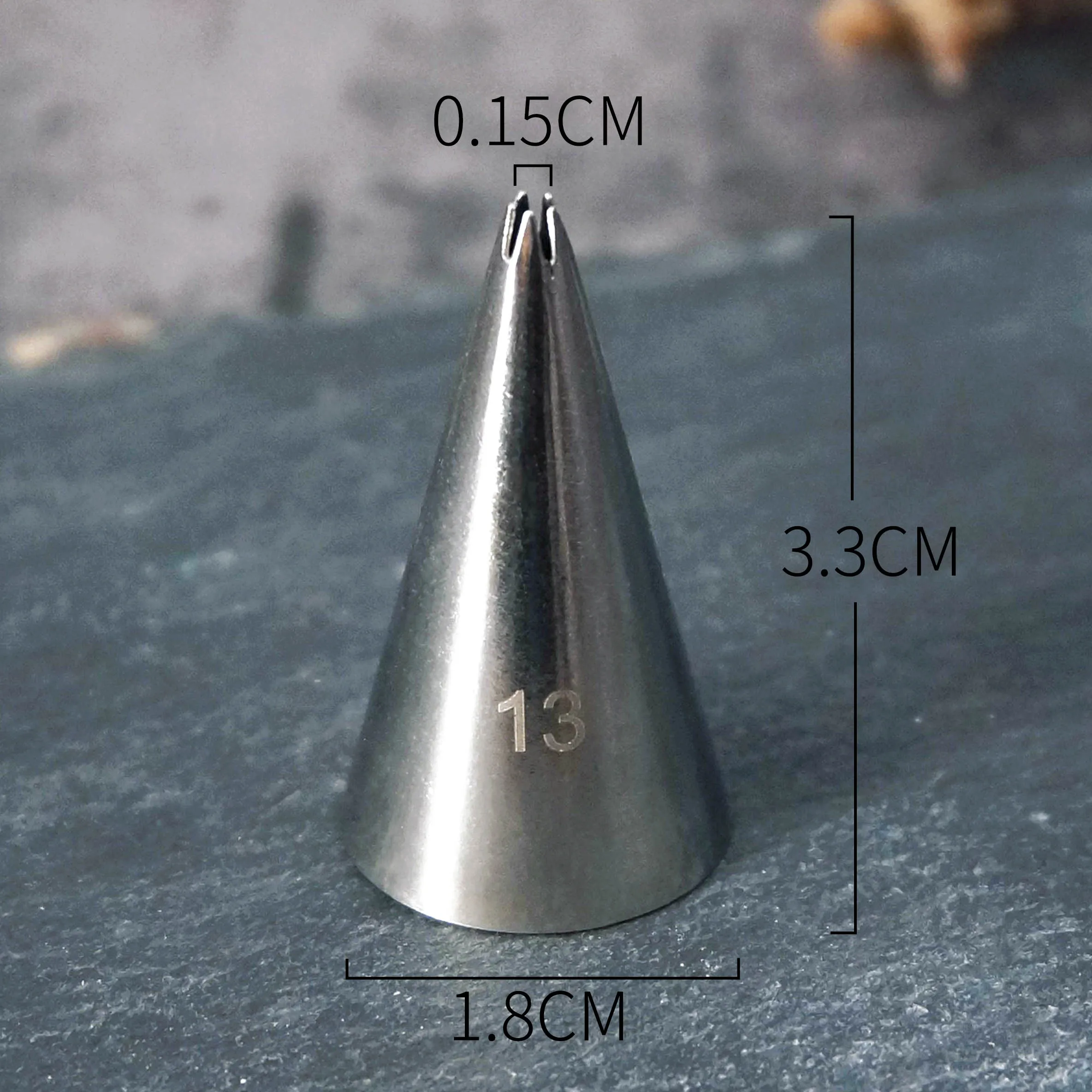 

Насадка для глазури открытая звезда из нержавеющей стали