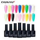 Полупрозрачный Янтарный Цветной Гель-лак для ногтей, эмалированный Гель-лак для дизайна ногтей, маникюрный УФ-гель для ногтей лак, стеклянный Гель-лак для самостоятельного маникюра, 7,3 мл