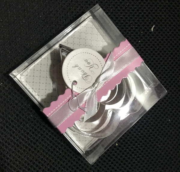 (100 шт./лот = 50 коробок) подарок на свадьбу и вечеринку для гостей резак печенья с