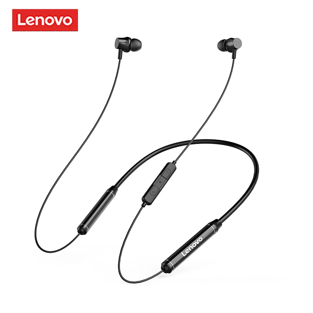 

Lenovo QE07 Bluetooth5.0 Wireless Headset Waterproof Sport Earbud with Noise Cancelling Mic Magnetic Neckband Earphones