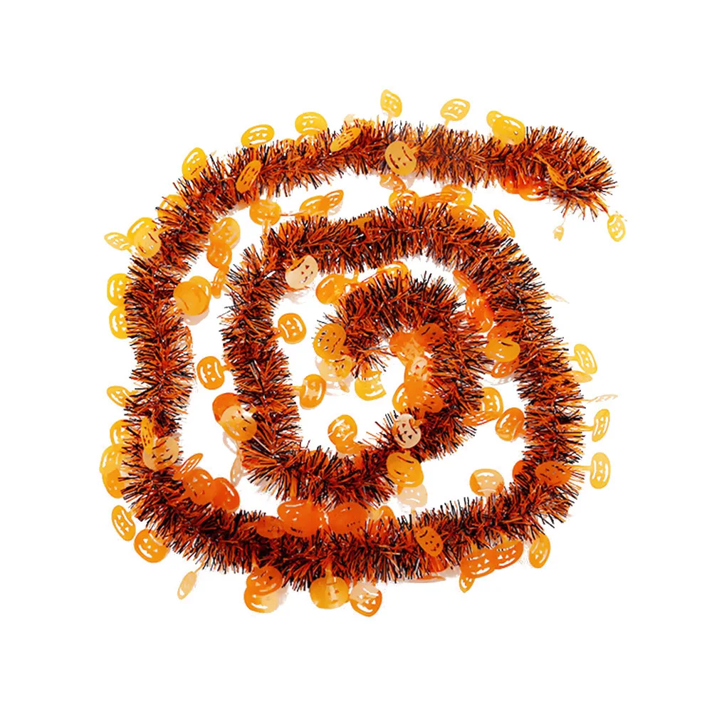 Рождественская гирлянда из мишуры для Хэллоуина рождественские украшения