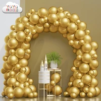 golden balloon latex party balloons metallic round helium balloons decoration for wedding birthday party decor 5121836 inch