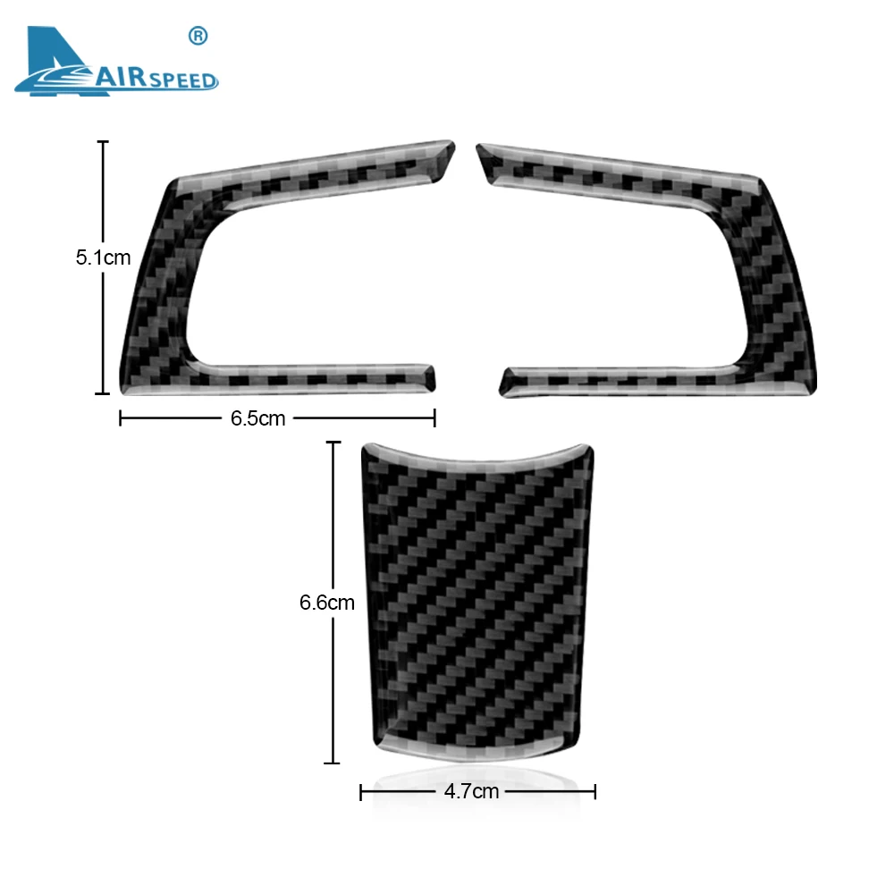 

Carbon Fiber for Mazda RX8 2004 2005 2006 2007 2008 2009 2010 2011 Accessories Interior Trim Car Steering Wheel Cover Sticker