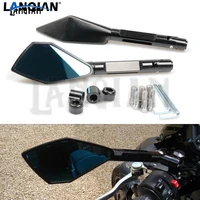 motorcycle accessories rearview side mirrors for yamaha yzf r1r3r6 fjr130 mt10 tmax 530 fz8kawasaki er6n z650 versys 650