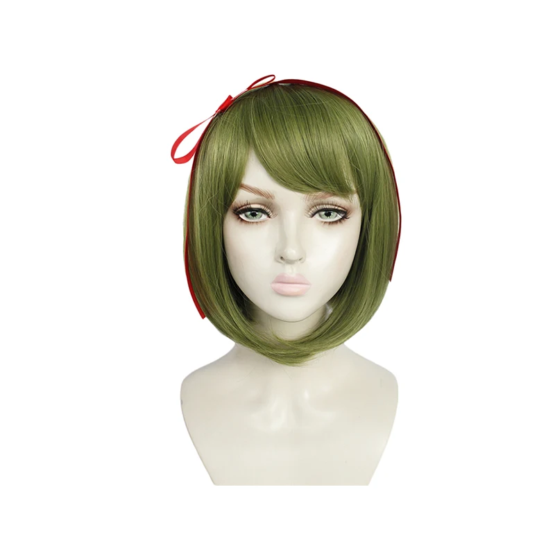 Danganronpa другой эпизод: Ультра отчаяние Monaca Towa парик косплей костюм Dangan Ronpa зеленый