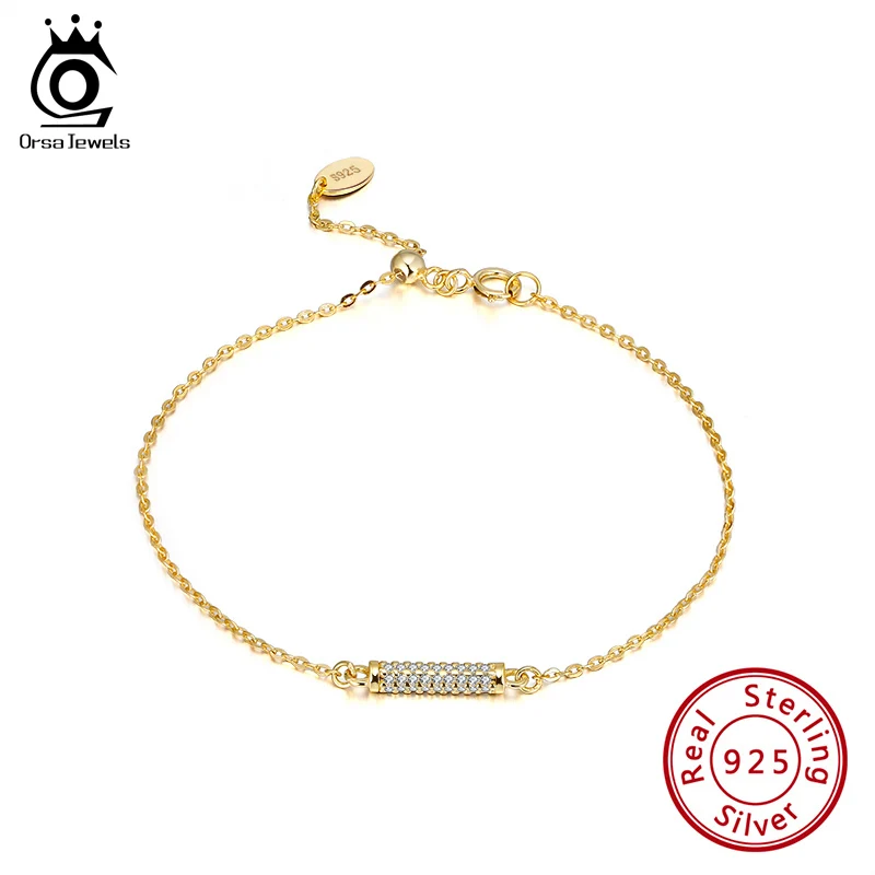 ORSA JEWELS оригинальные браслеты из стерлингового серебра 925 пробы для девочек