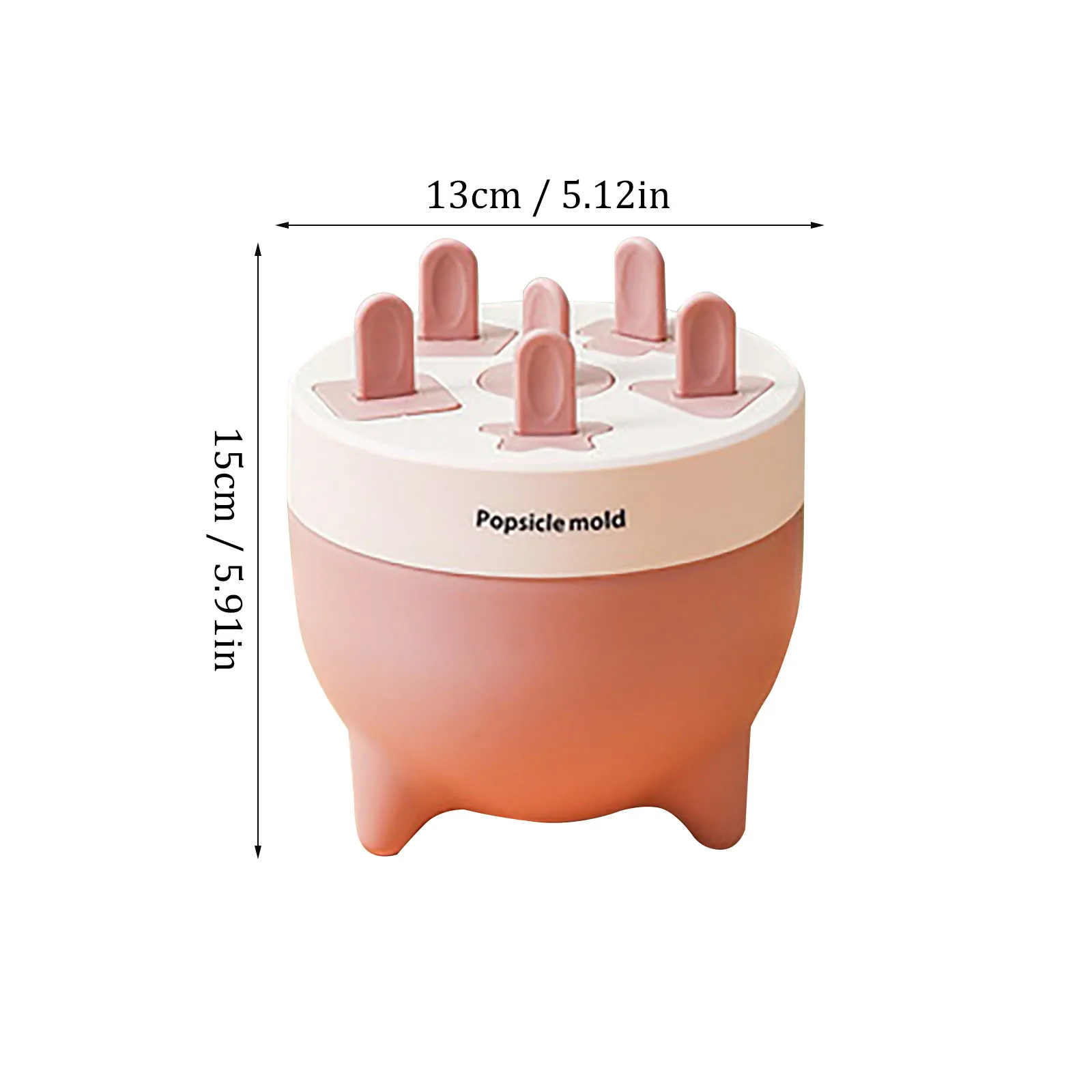 

Homemade Children's Ice Cream Easy To Remove Appearance Ice Cream Mold Box Ice Pops Mold Silicone Ice Tray Ice Lolly Mold #40