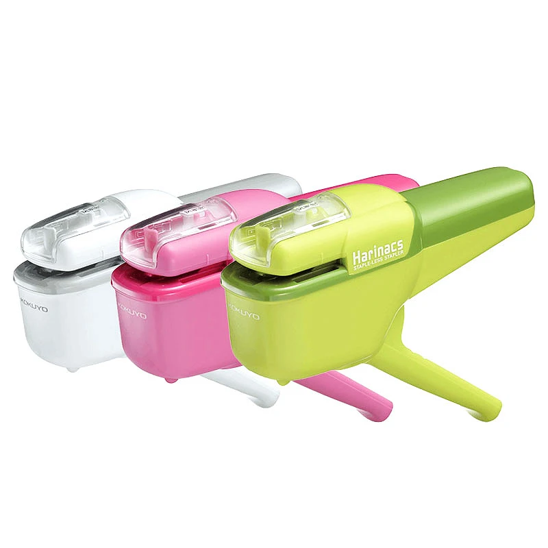 

New Portable Staple-free Stapler Large Creative Staple-less Manual Stapler Office Stationery Safe Save Effort Easy Use Gift