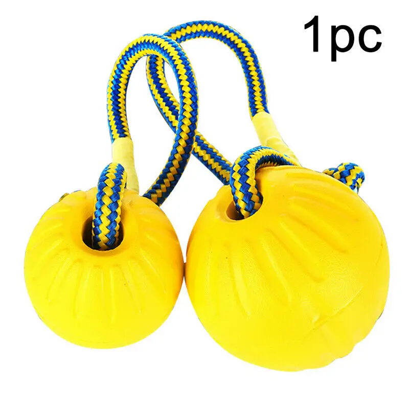 7/9 см зубы нерушимой укус резиновый Смешной щенок тренировочный мяч игрушки