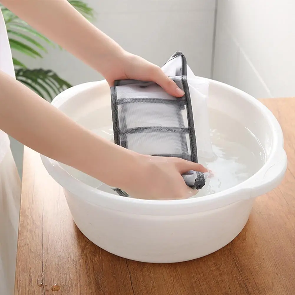 

Bra Storage Boxes Underwear Clothes Organizer Drawer Black Box Folding Ties Storage Shorts Closet Nylon Divider Organizer S R1G7