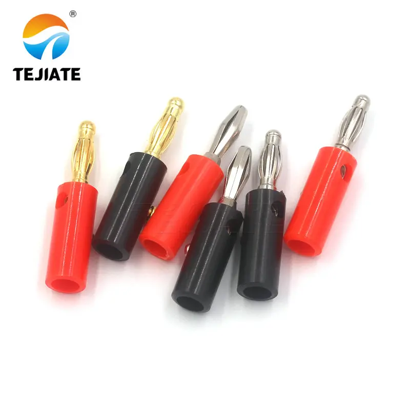 10PCS Banana Binding Post 4MM Lantern Head Test Terminal Tetrahedral Plug/Socket Power Adapter Electronic Connector | Обустройство