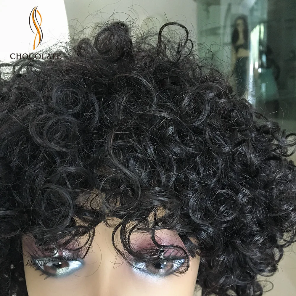 Дешевые бразильские свободные волнистые парики короткие из человеческих волос