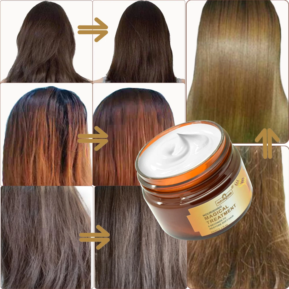 Волшебная питательная маска для волос 5 секунд восстановления повреждений