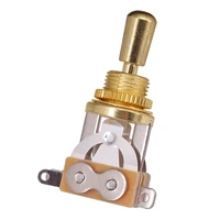 weg Kurze Gerade Gitarre Kippschalter Pickup Selector mit Messing Hut Kompatibel mit Les Paul Elektrische Gitarren