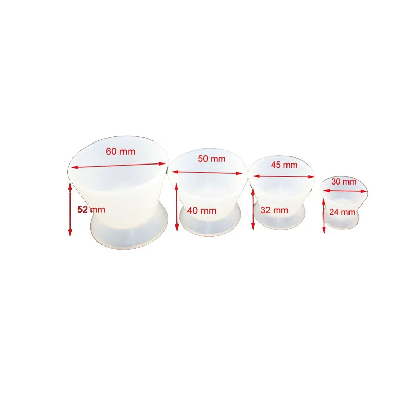 Dental Washable Silicone Rubber Mixing Bowl Cup 4 Sizes | Красота и здоровье