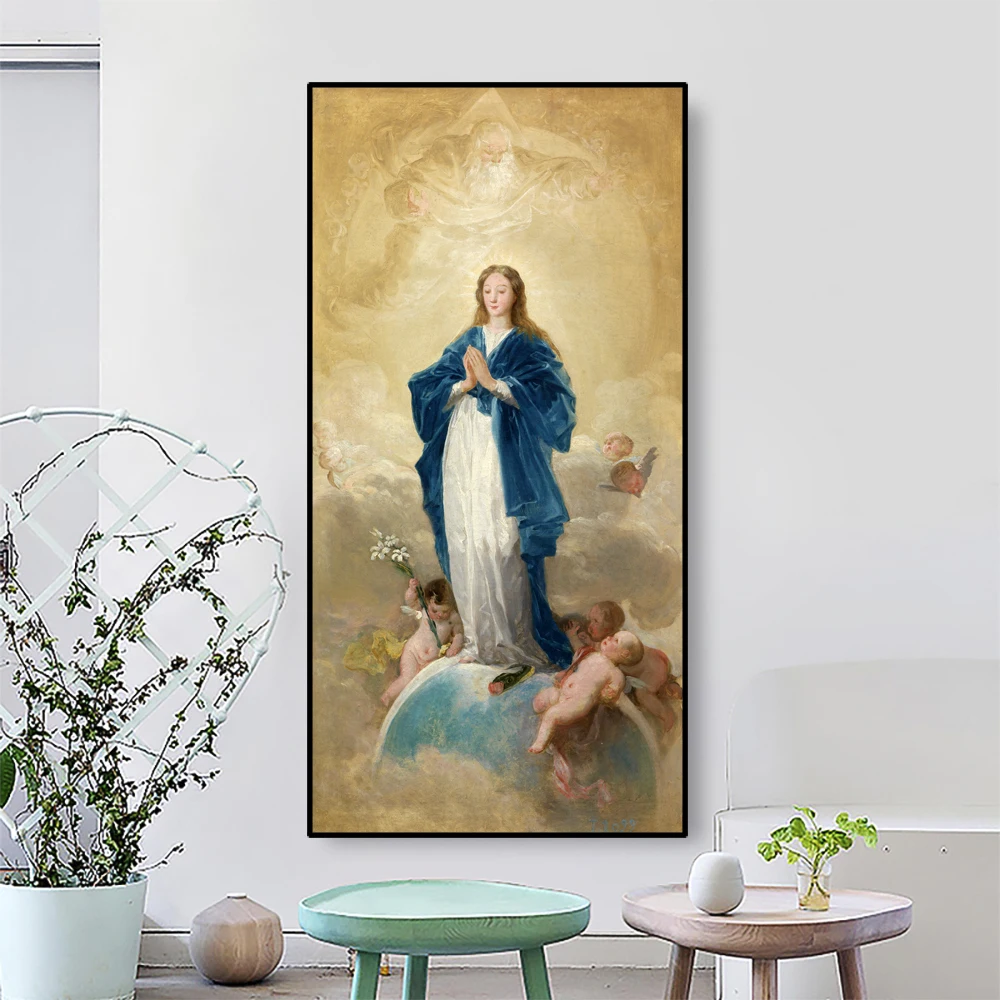 Полностью продуманный Goya Christ декор картины холст картина постеры настенные