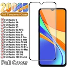 Защитное стекло на весь экран для Redmi Note 9 10 Pro Max 9s, закаленное стекло для Xiaomi Redmi 9 9A 9C 9T 10X, защитная пленка