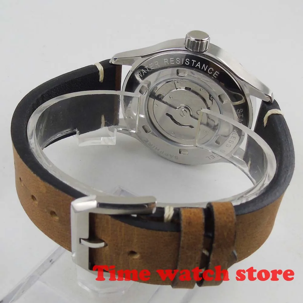 Лидер продаж оригинальные японские Мужские автоматические наручные часы