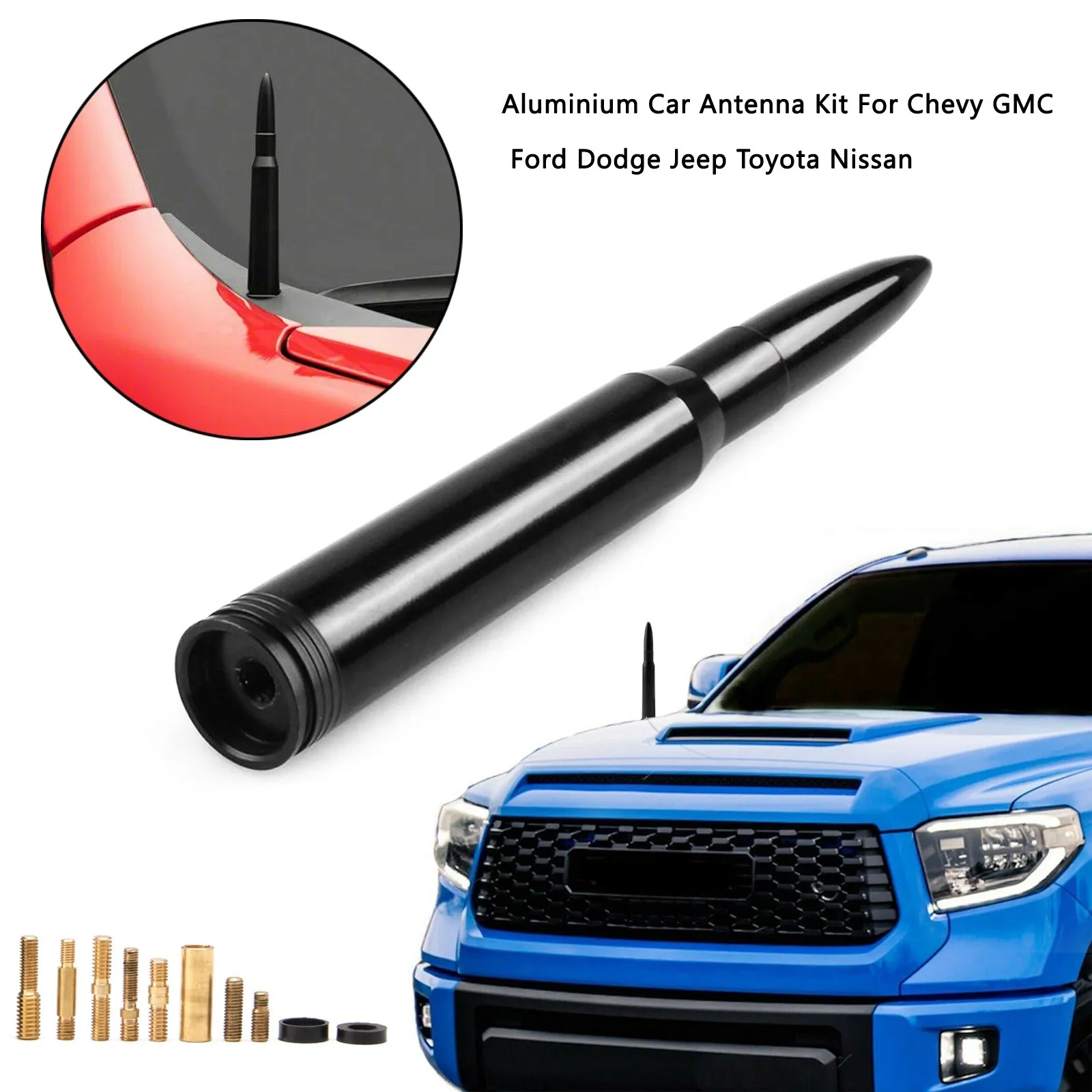 Комплект алюминиевой автомобильной антенны для Chevy GMC Ford Dodge Jeep Toyota Nissan|Антенны| |