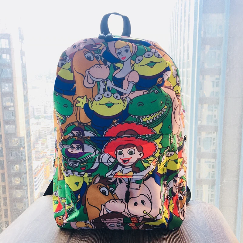 Woody Buzz Рюкзаки Мультфильм школьный рюкзак повседневные студенческие сумки дорожный ранец унисекс подарок