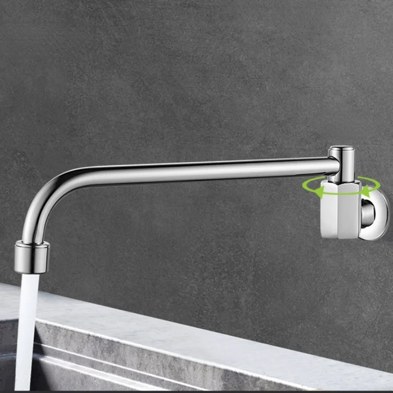 

Copper Kitchen Single Cold Sink Faucet Hotel Chef Stovetop Faucet/semi-automatic Swing Sink Faucet Hotel Kitchen Sink Faucet