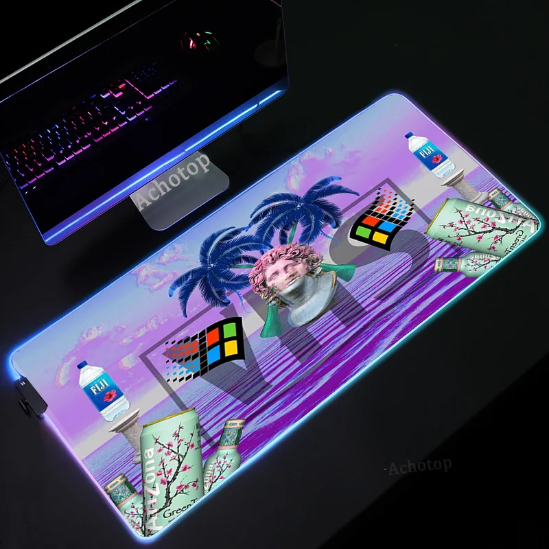 

Светодиодный светильник игровой Мышь Pad RGB большой Медуза клавиатуры Мышь пусковая площадка резиновое основание компьютера ковер стол ковр...