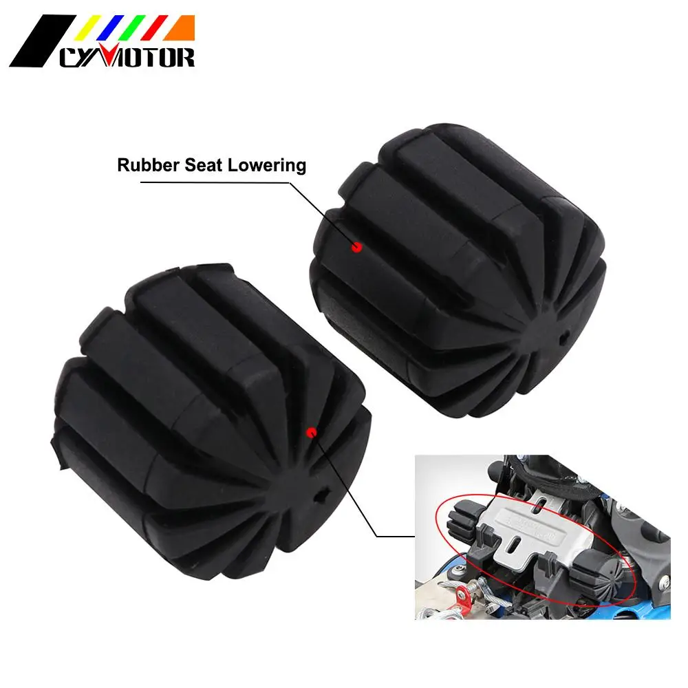 

Black Rubber Rider Seat Lowering Kit For BMW K1600 B K1600GT R1200GS R1200RT LC ADV R1250GS R1250RT S1000XR S1000XR 2013-2019