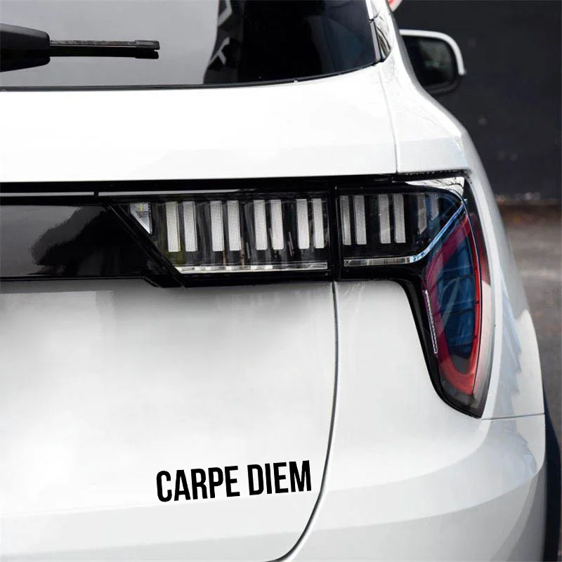 Модные наклейки для автомобиля Carpe Diem графические аксессуары украшения