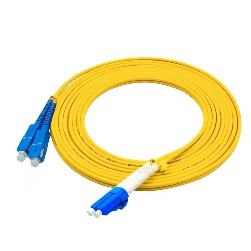 9/125 см Дуплексный LC/UPC К SC/UPC Волоконно-оптический соединительный шнур соединительный кабель
