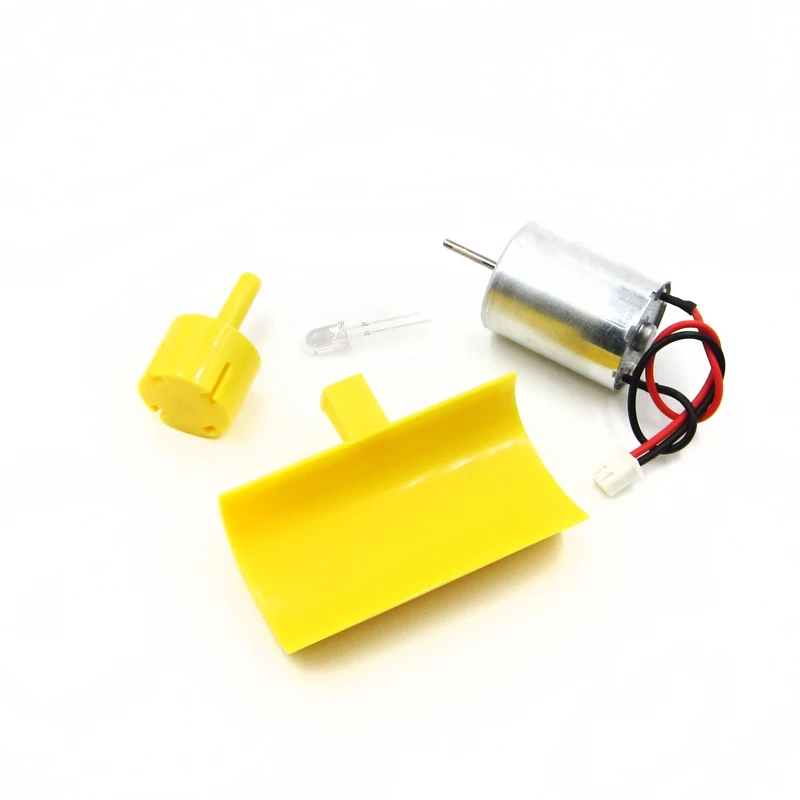 Желтый DC микро мотор небольшой светодиодный фонарь вертикальной оси ветряные
