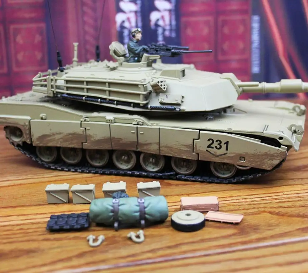 США M1A1 1/32 Готовая модель бака без литья под давлением FOV| |