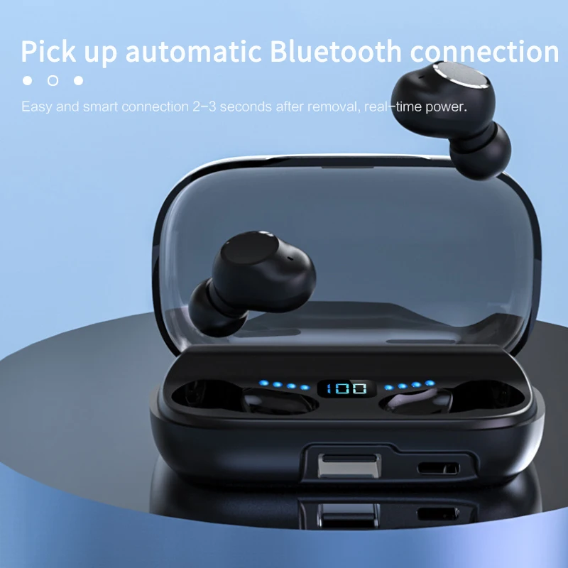 TWS наушники с поддержкой Bluetooth 5 0 и сенсорным управлением|Наушники гарнитуры| |