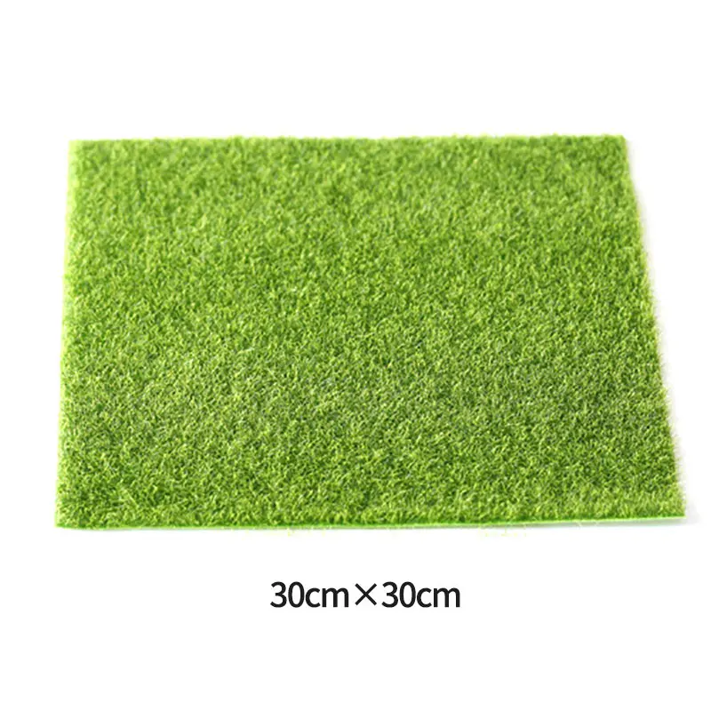 

30x30cm Micro Landscape Artificial Grass Landscape House Accessories Model Decor Material Artificial Lawn Garden Real Touch Moss