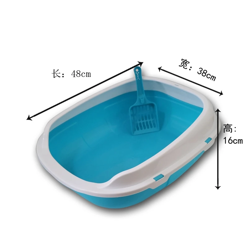 Лопата для кошек домашних животных туалет карамельного цвета наполнитель горшок