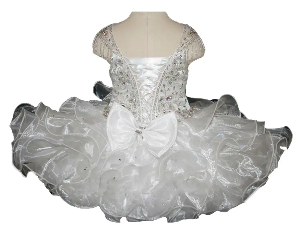 2019 рождественские детские мини платья с V-образным вырезом для малышей маленьких