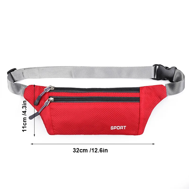 

New Fashion Slim Waist Bag Outdoor Hidden Gym Run Hip Belt Bag Women Travel Sport Light Fanny Pack