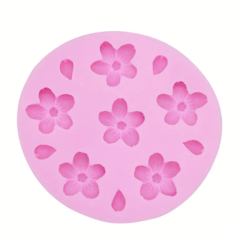 

DIY Silicone Fondant Baking Decoration Clay Plaster Mold