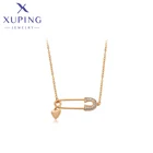 Xuping, модные ювелирные изделия, Новое поступление, булавка в американском стиле, ожерелье из кулона золотого цвета A00844124