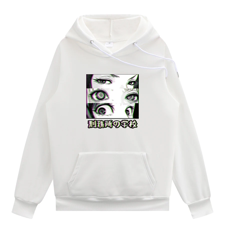 

Худи в стиле японского уличного аниме Харадзюку, Модный пуловер в стиле хип-хоп с мультипликационным принтом, мужская и женская спортивная ...