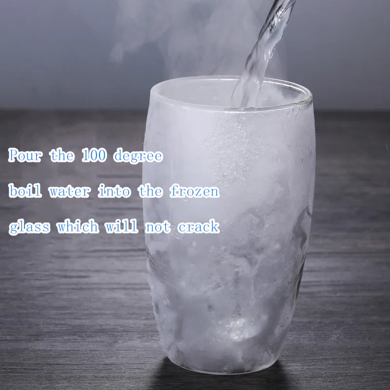 Термостойкая стеклянная чашка с двойными стенками Набор чашек для кофе и