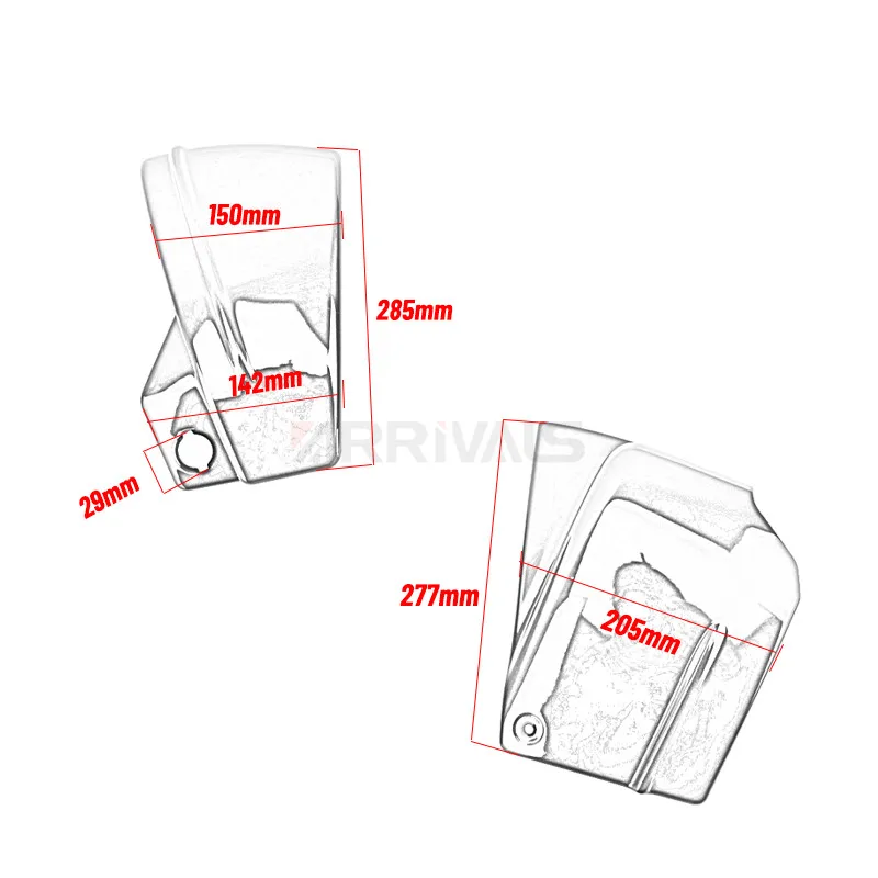Боковой обтекатель для аккумулятора мотоцикла защитный кожух Yamaha Dragstar V-Star XVS650 XVS