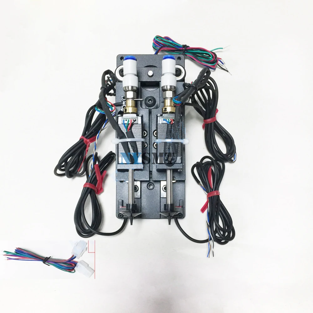 SMT DIY двойной головной кронштейн разъем Nema8 полый вал шаговый для установки машины