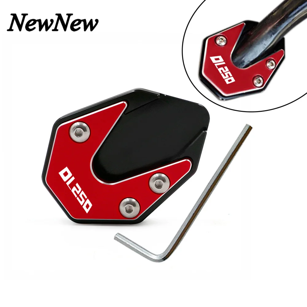 Боковая подставка для ног мотоцикла увеличенная пластина Suzuki GSX250R DL250 GW250/S/F SRMAX250 SR