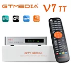 ТВ-приемник V7 TT для спутникового ТВ, декодер кабеля, H.265 HEVC 10-битный тюнер, USB WIFI TDT телеприставка с антенной